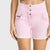 WR.UP® SNUG Jeans - 3 Button High Waisted - Shorts - Pink Sorbet - Freddy USA