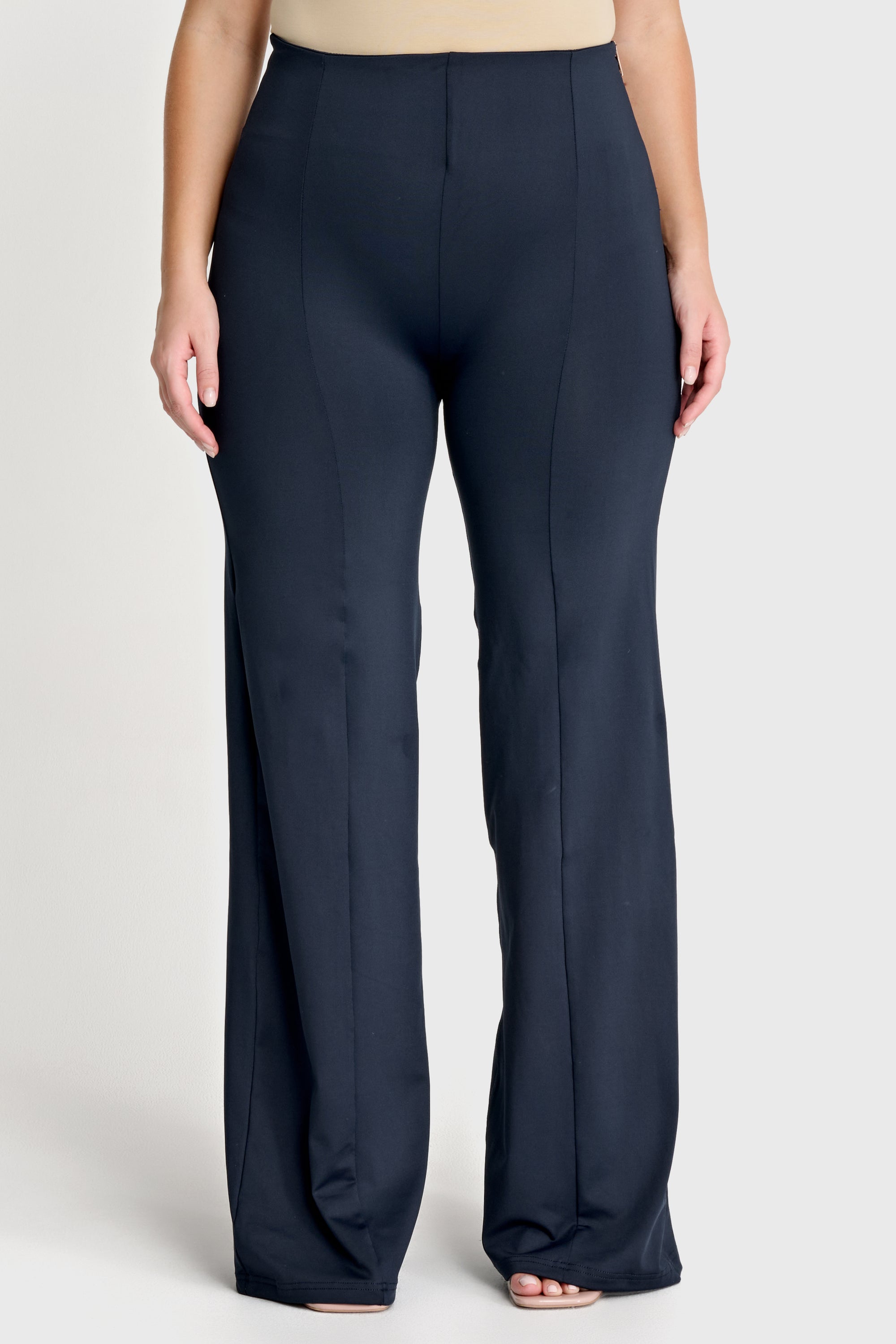 WRUP DIWO - High Waisted - Wide Leg - Deep Blue 3