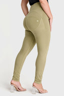 WRUP Fashion - High Waisted - Full Length - Sage Green