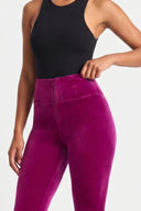 WRUP Velvet - High Waisted - Full Length - Magenta