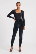 WRUP Velvet - High Waisted - Full Length - Black