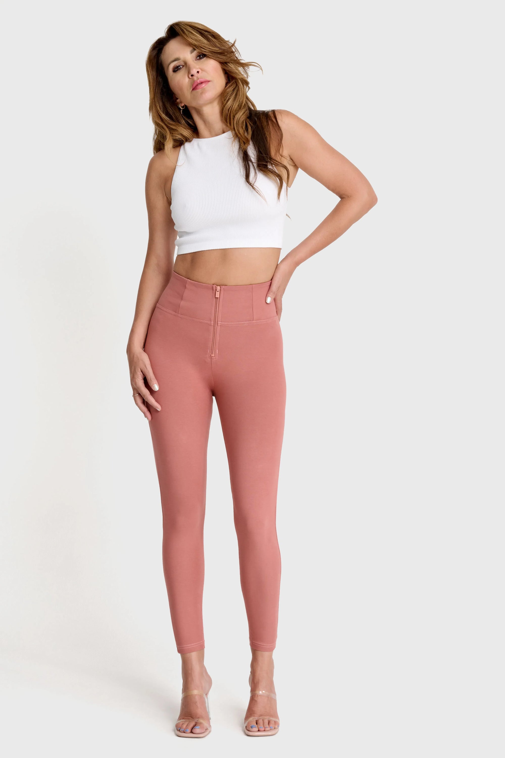 WR.UP® Fashion - High Waisted - Petite Length - Dusty Rose 3