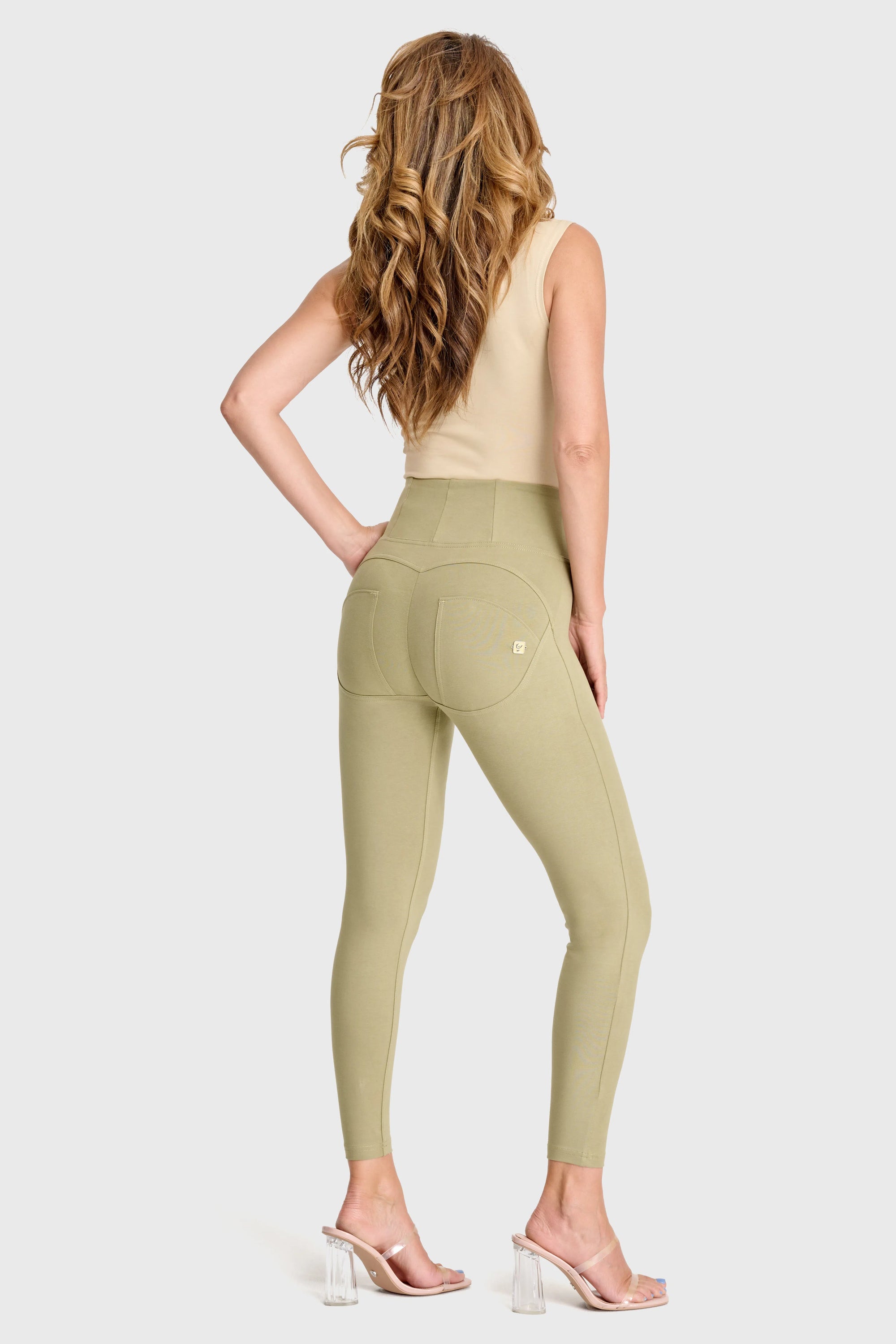 WR.UP® Fashion - High Waisted - Petite Length - Sage Green 3