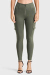 WR.UP® Cargo Fashion - High Waisted - Petite Length - Military Green 4