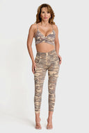 Cross Front Top - Sand Camo