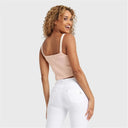 Cotton Ribbed Cami - Peach