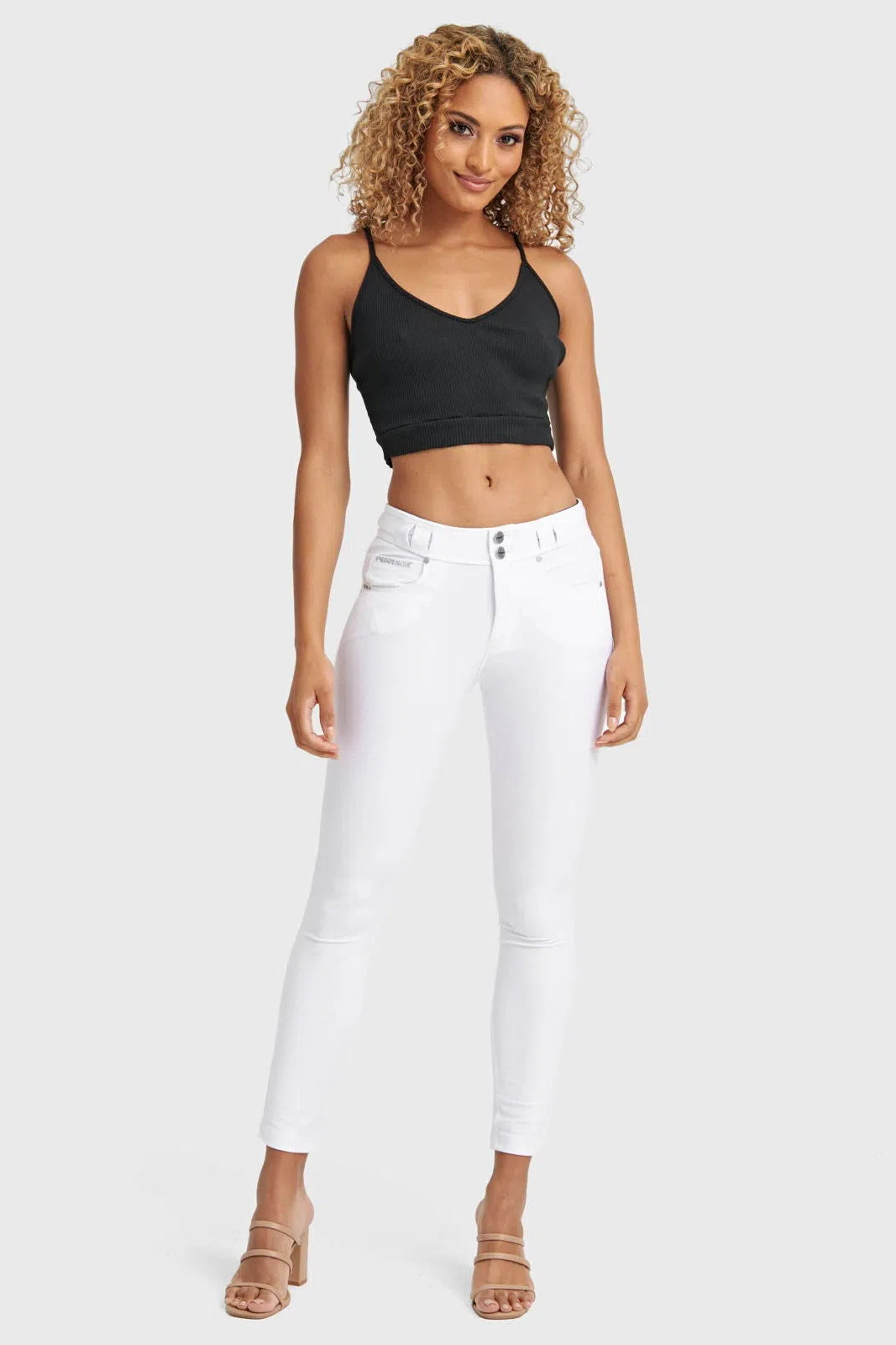 Cotton Ribbed Crop - Black 3