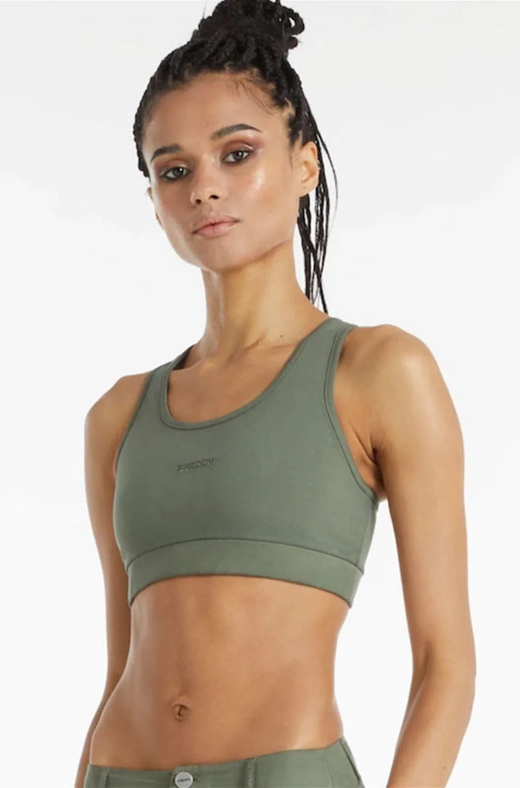 Crop Top - Military Green