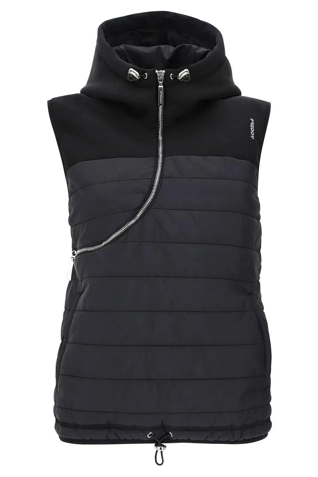 Curve Puffer Vest - Black 2