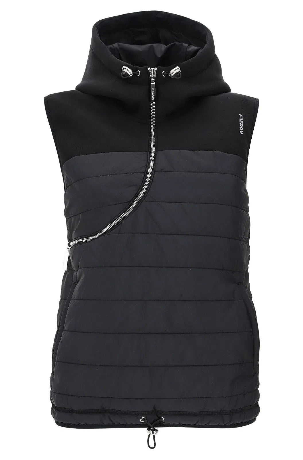 Curve Puffer Vest - Black