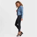 Denim Jacket - Light Blue + Yellow Stitching