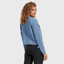 Denim Jacket - Light Blue + Yellow Stitching
