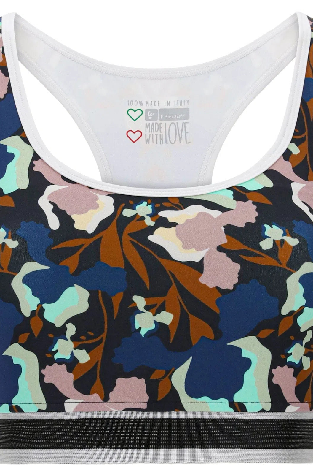 MII Sports Crop Top - Floral Print