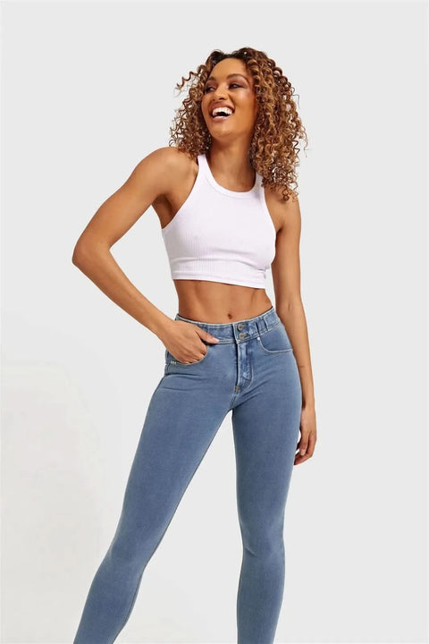 N.O.W® Denim - High Waisted - Full Length - Light Blue +