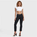 N.O.W® Denim - High Waisted - Kick Flare - Black + Black Stitching