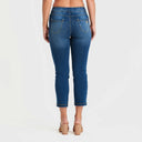 N.O.W® Denim Limited Edition - High Waisted - Kick Flare - Blue + Yellow Stitching