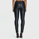 N.O.W® Faux Leather - High Waisted - Full Length - Black