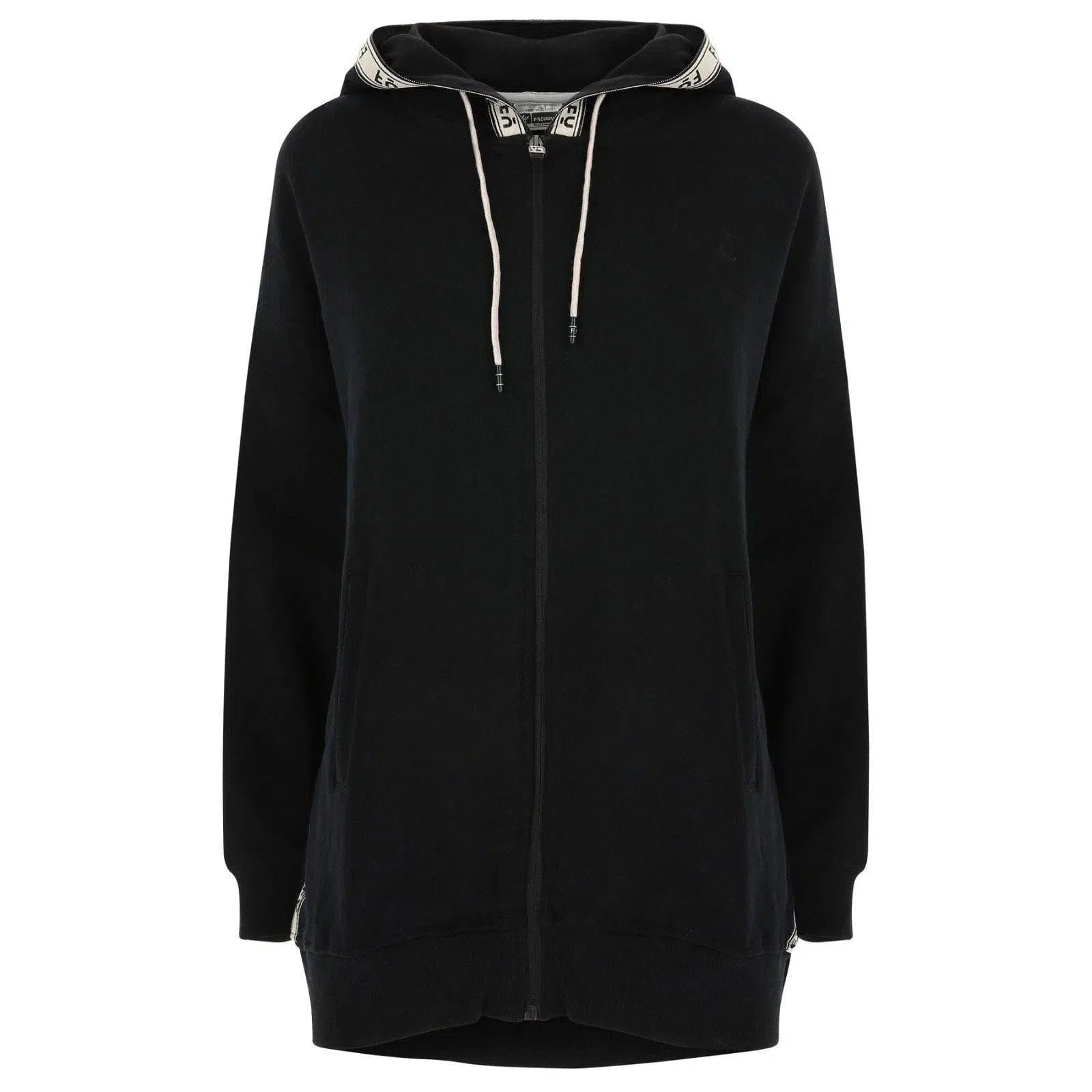 Sudadera con capucha extragrande Originals - Negro con cremallera  2