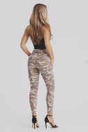 WRUP Cargo Fashion - High Waisted - Petite Length - Sand Camo