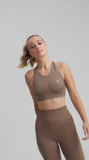 Seamless Sports Bra - Mocha