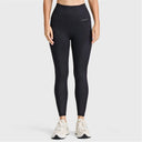 Seamless Active Leggings - High Waisted - Petite Length - Black