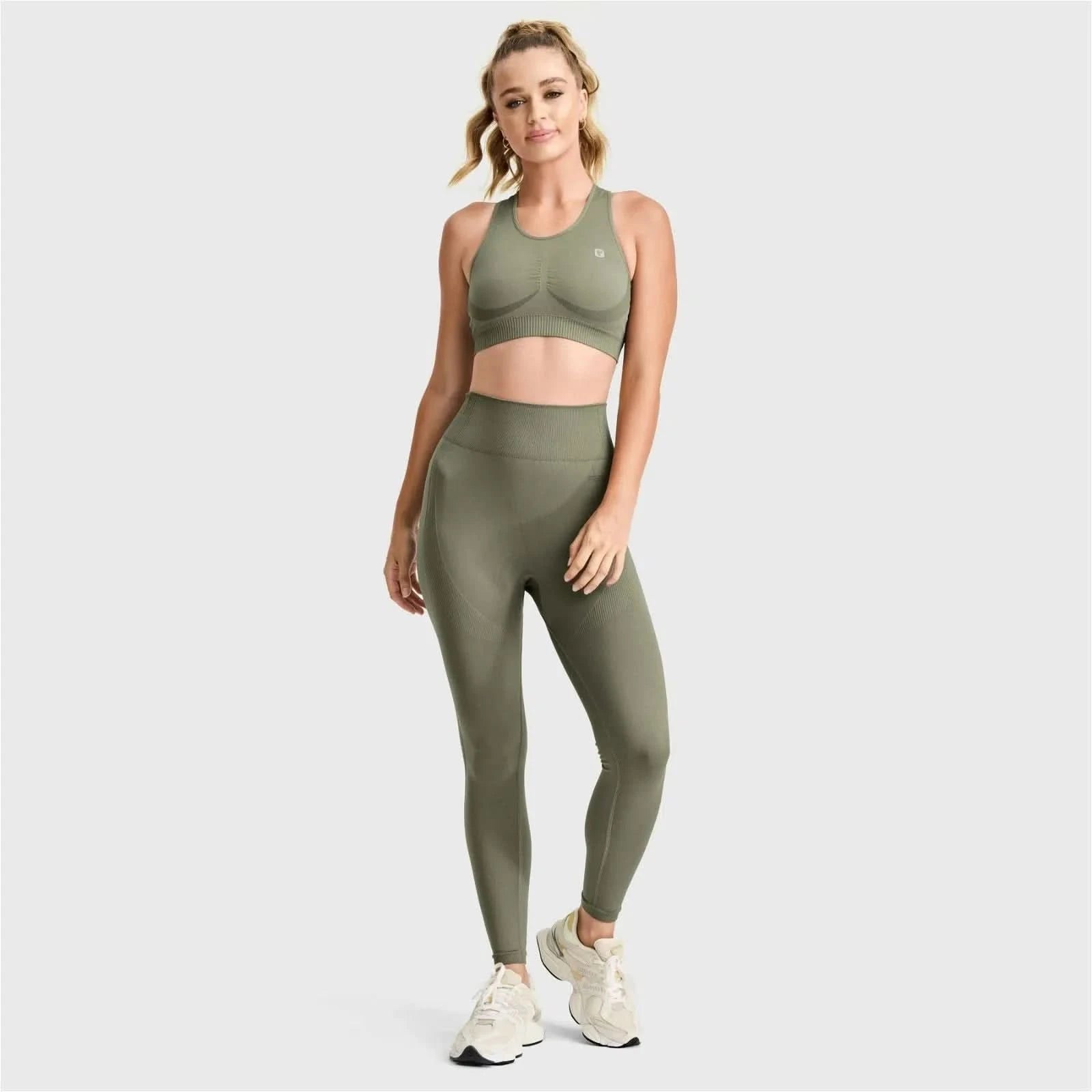 Seamless Active Leggings - High Waisted - Petite Length Seamless Active Leggings - High Waisted - Petite Length