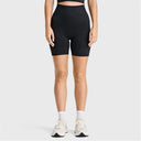 Seamless Biker Shorts - High Waisted - Black