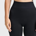 Seamless Biker Shorts - High Waisted - Black