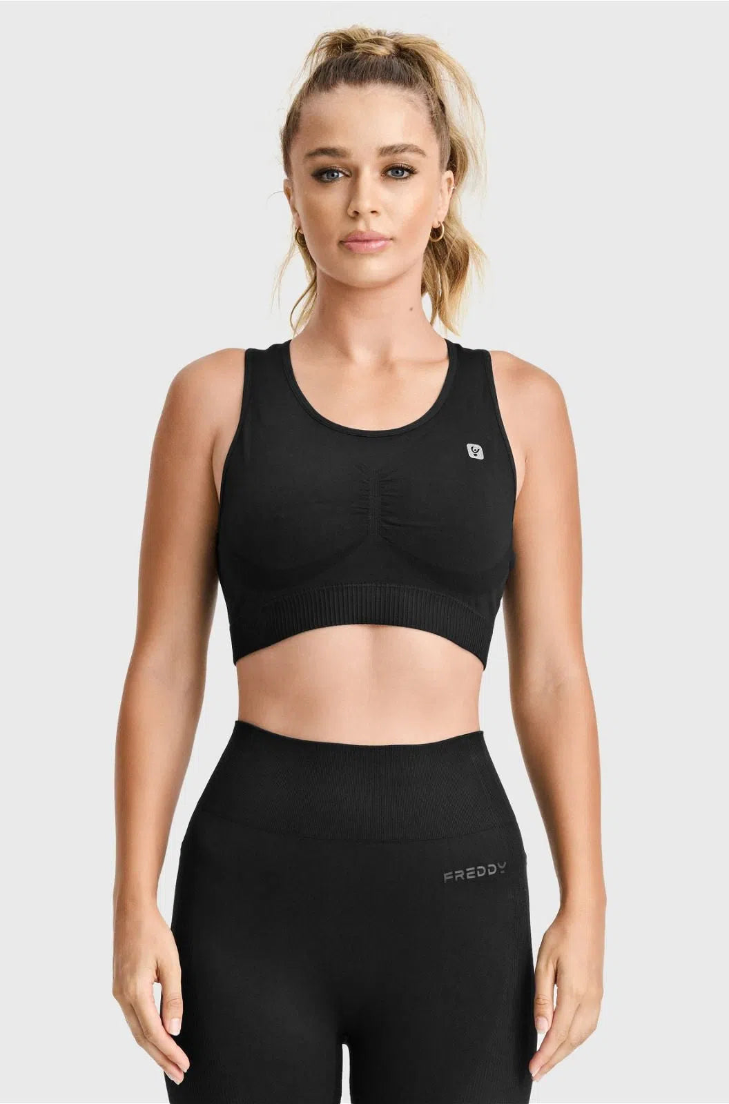 Seamless Sports Bra - Black