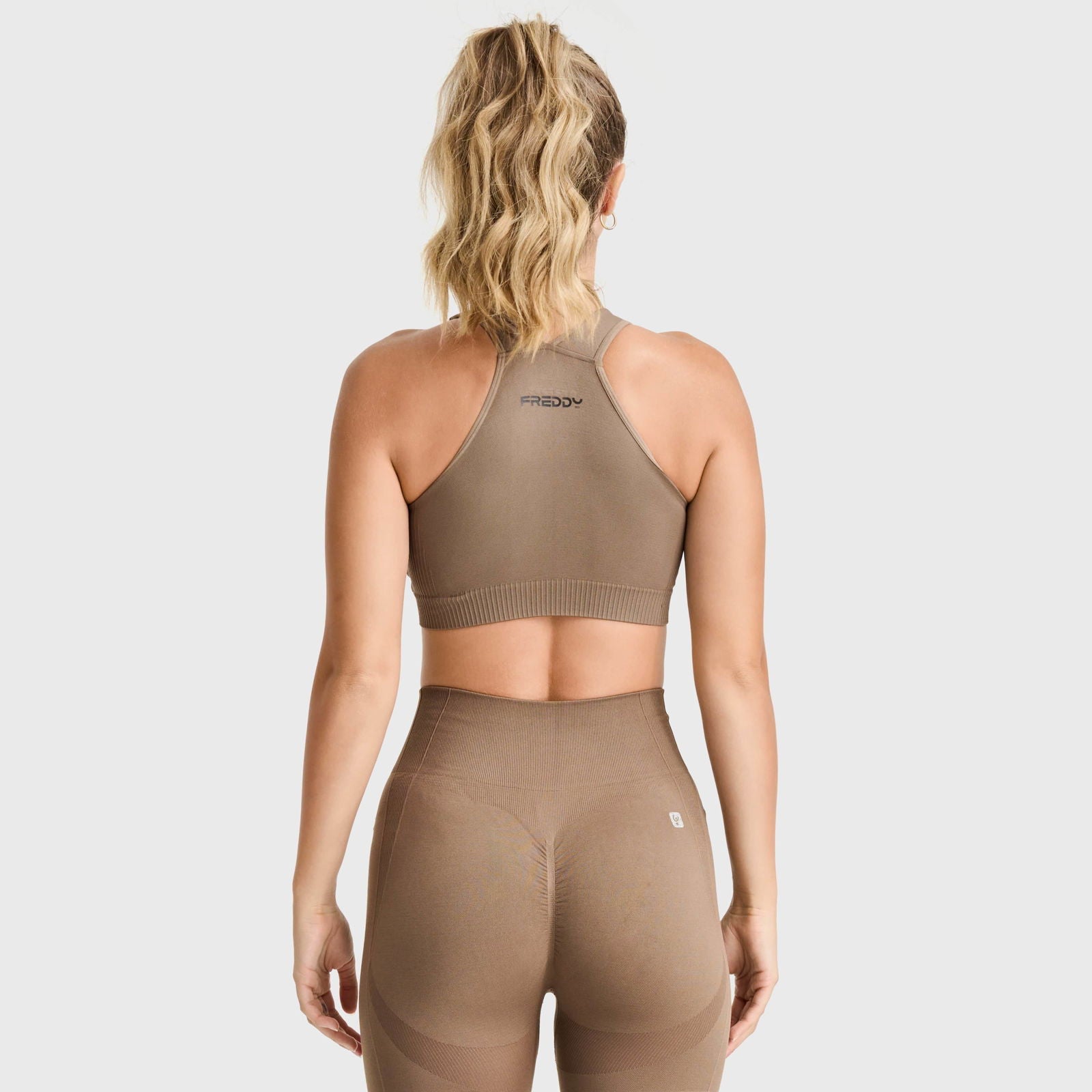 Seamless Sports Bra - Mocha 3