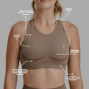 Seamless Sports Bra - Mocha