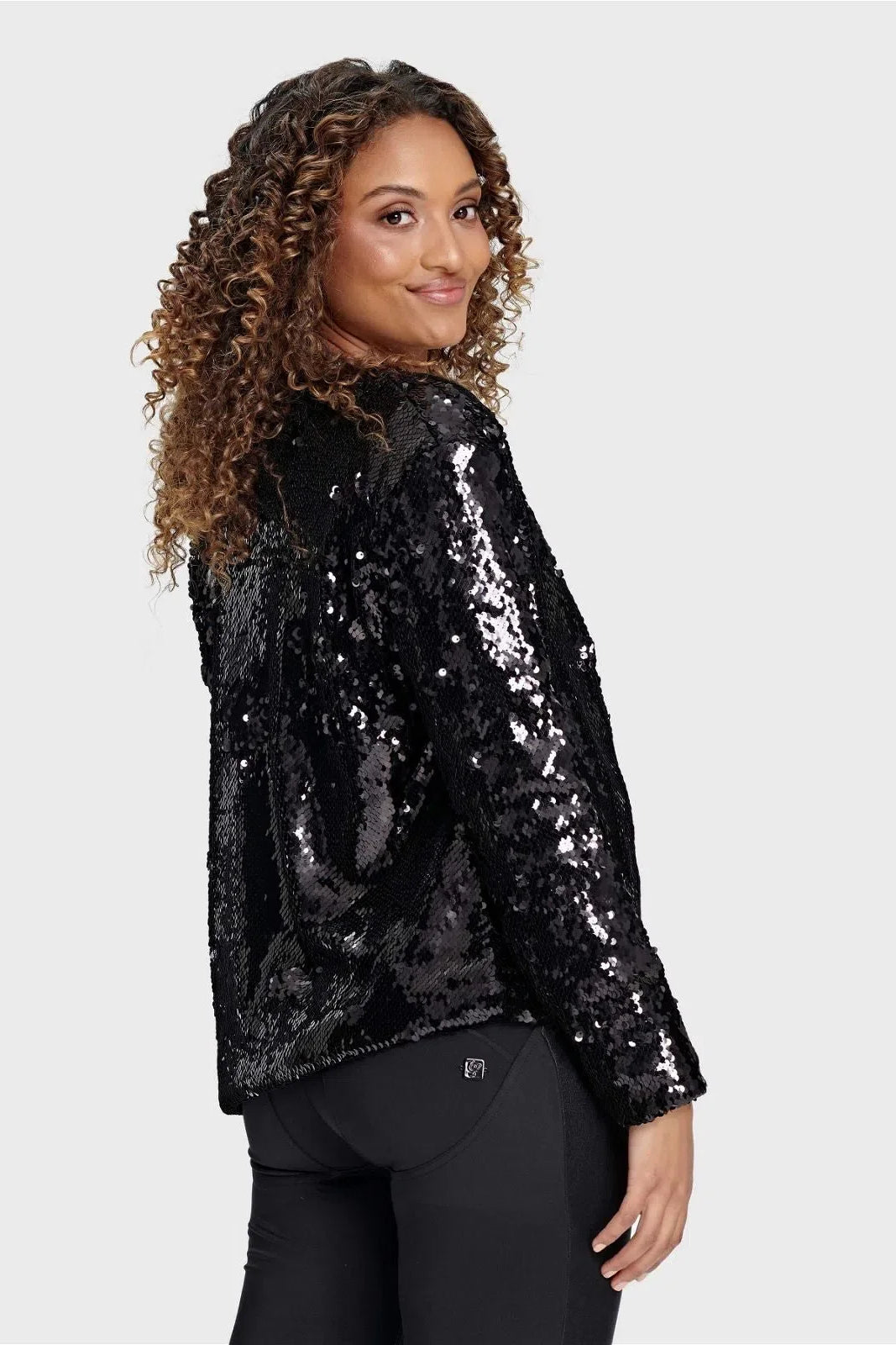 Chaqueta De Lentejuelas - Negro 3