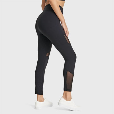 Superfit Diwo Pro With Mesh Detailing - High Waisted - Petite Length - Black