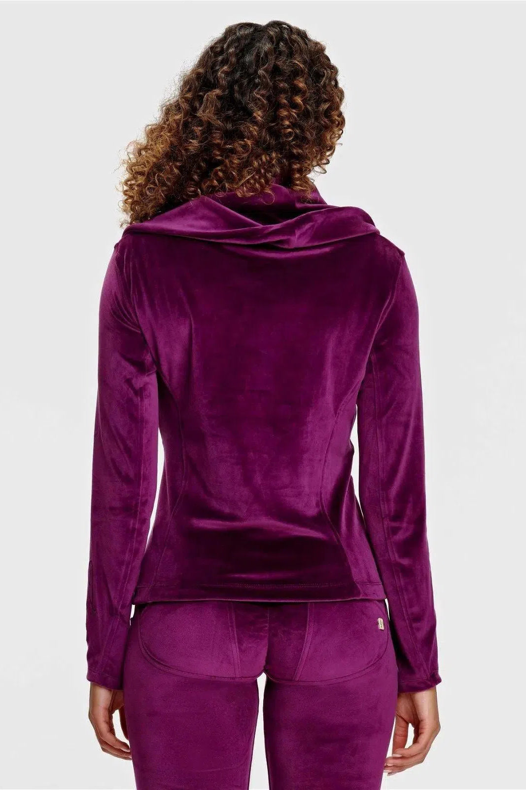 Velvet Jacket - Burgundy 3