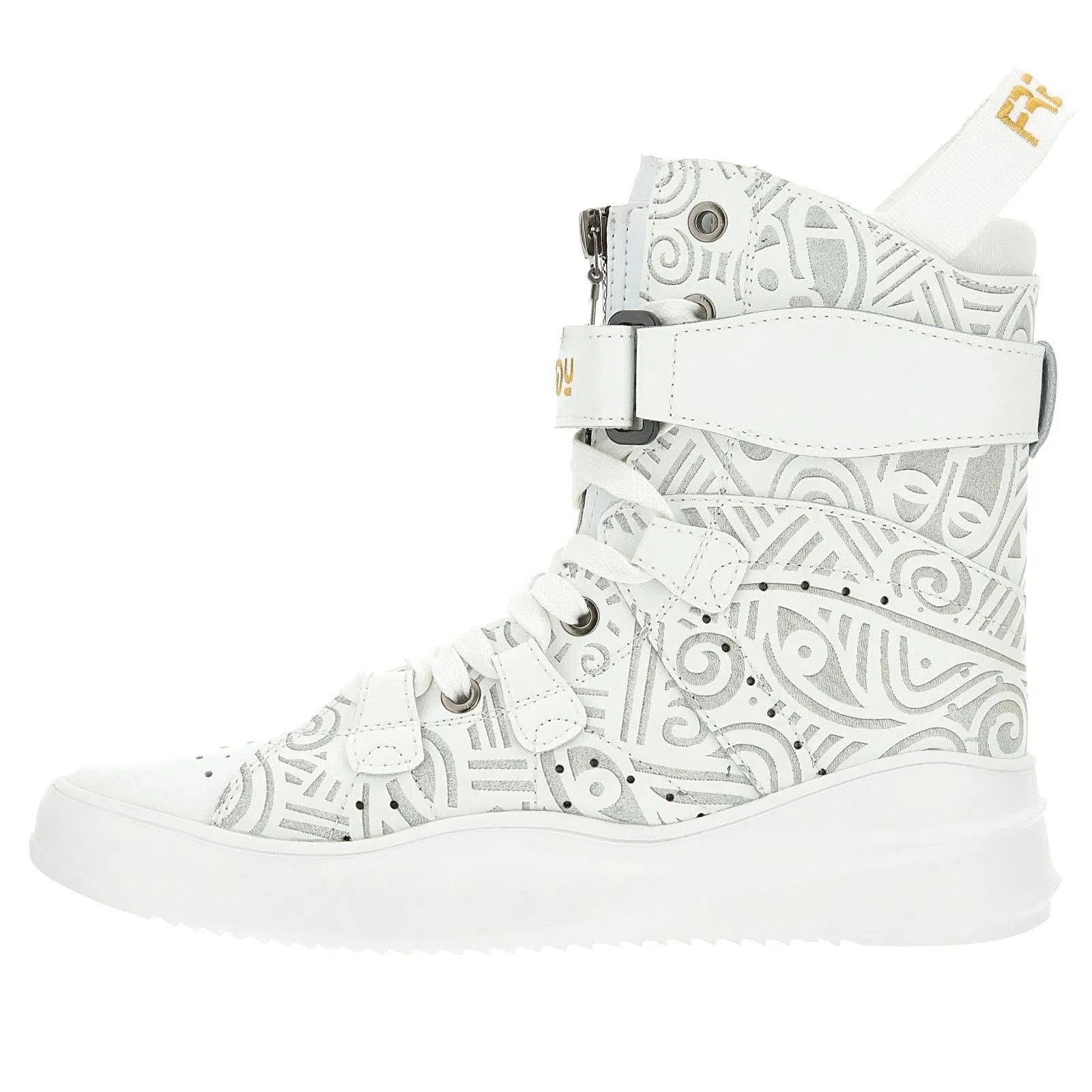 Women's Mid Cut Boot - White 1