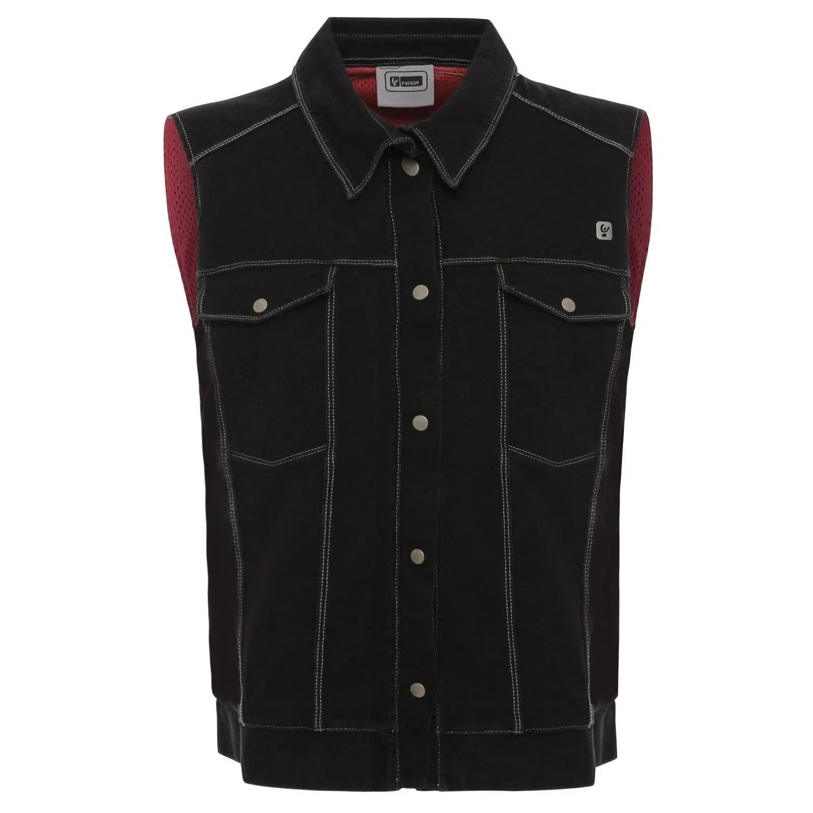 Women's Vest - Black Denim 2