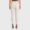 WRUP Biker Fashion - High Waisted - Petite Length - Champagne