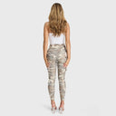 WRUP Cargo Fashion - High Waisted - 7/8 Length - Glitter Gold Camo