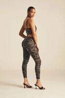WRUP Cargo Fashion - High Waisted - Petite Length - Gray Camo