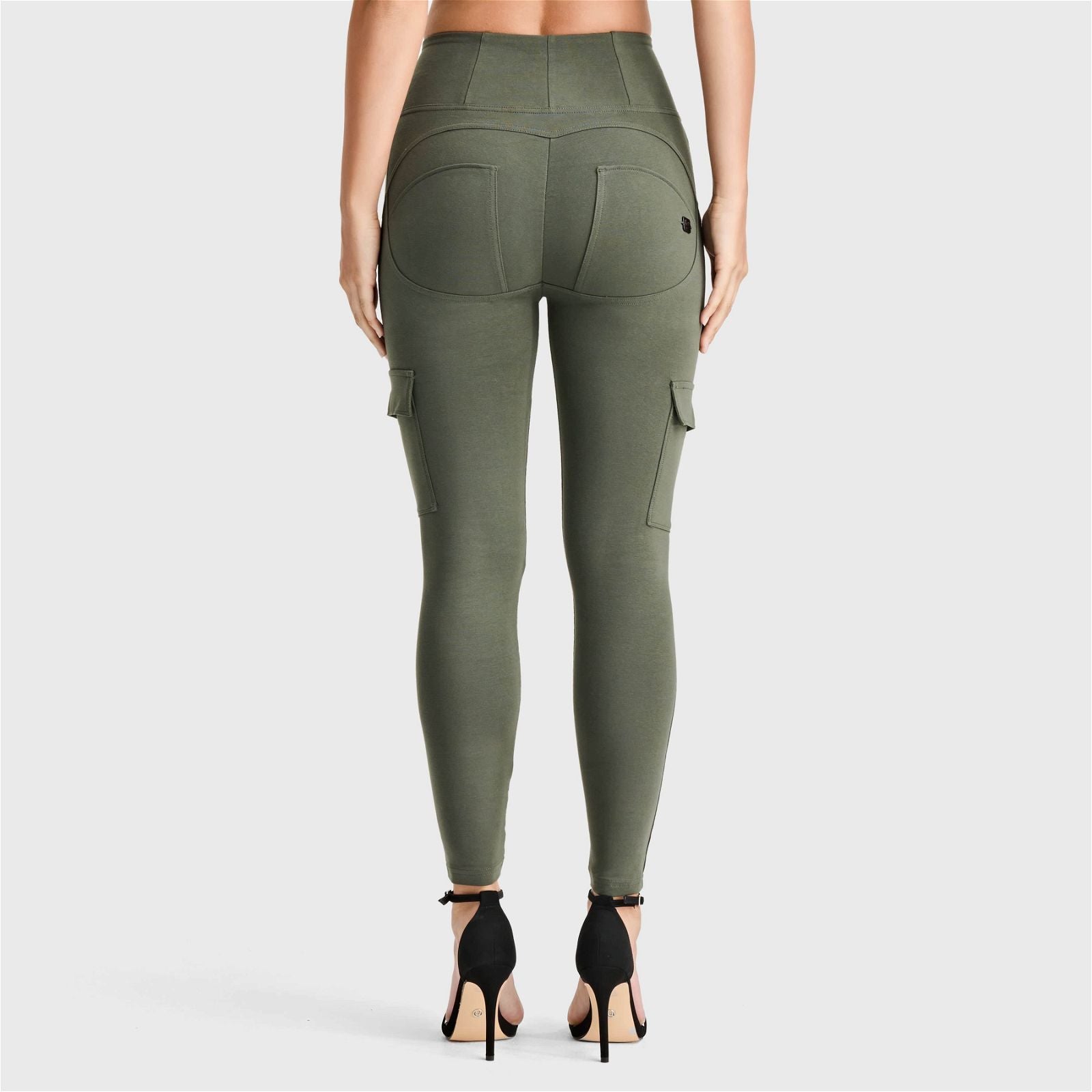 WR.UP® Cargo Fashion - High Waisted - Petite Length - Military Green 2