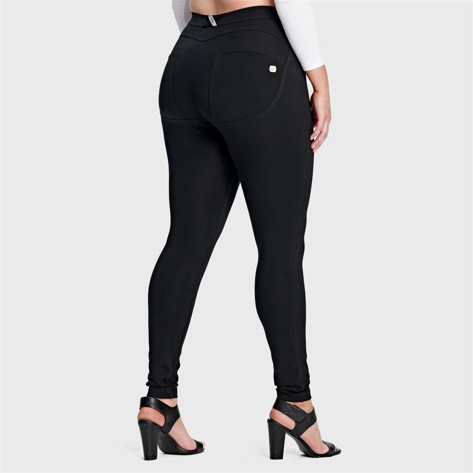 WR.UP® Curvy Fashion - Cintura alta - Largo completo - Negro  3