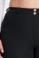WRUP Curvy Fashion - High Waisted - Full Length - Black