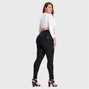 WRUP Curvy Fashion - High Waisted - Full Length - Black