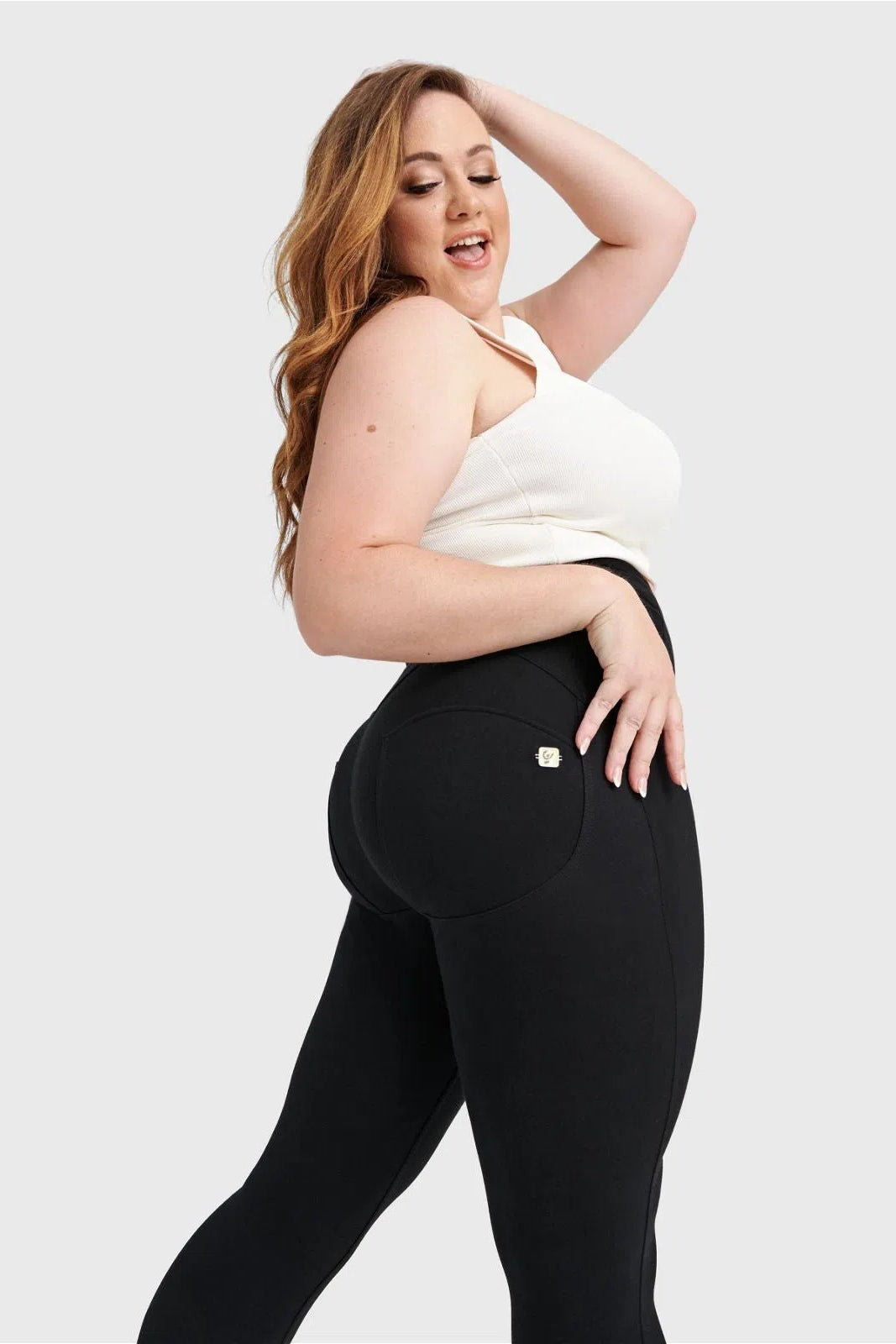 WR.UP® Curvy Fashion - Zip High Waisted - Full Length - Black 2