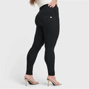 WRUP Curvy Fashion - Zip High Waisted - Full Length - Black