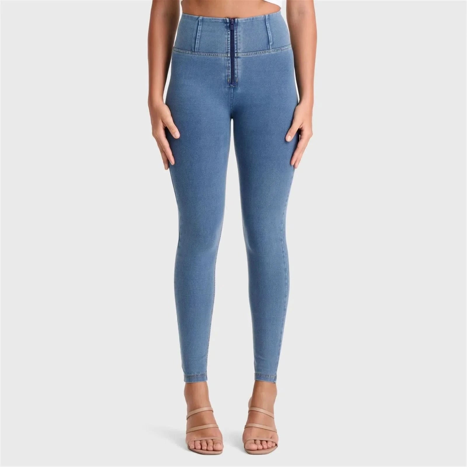WRUP Denim - High Waisted - Full Length - Light Blue +