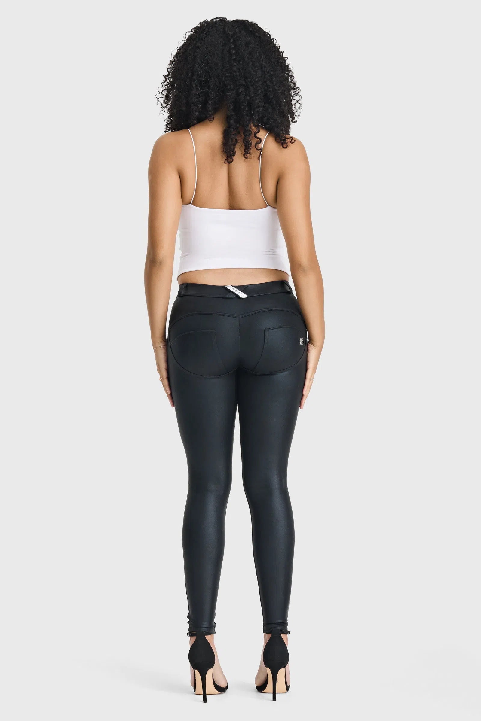 WR.UP® Disco Pants - Mid Rise - Full Length - Black 2