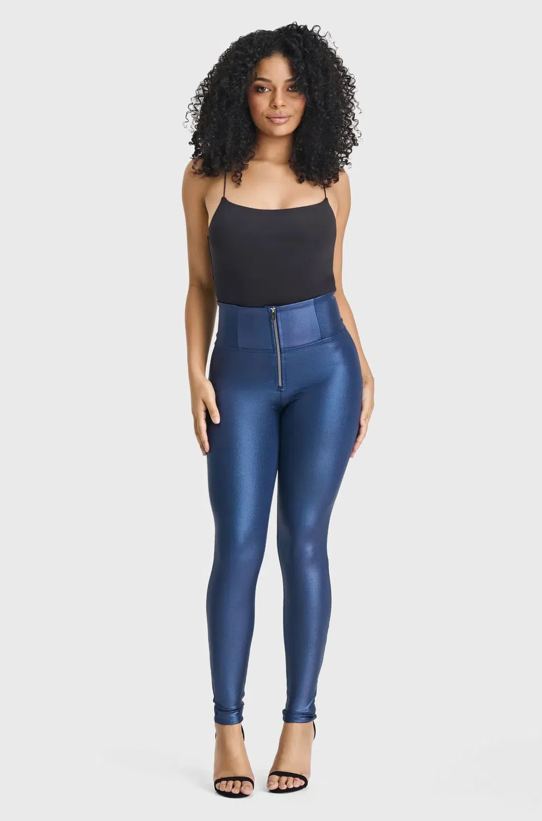 WR.UP® Disco Pants - Super High Waisted - Full Length - Navy Blue