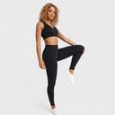 WRUP Diwo Pro Sport - High Waisted - Petite Length - Black