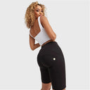 WRUP Drill Limited Edition - High Waisted - Biker Shorts - Black